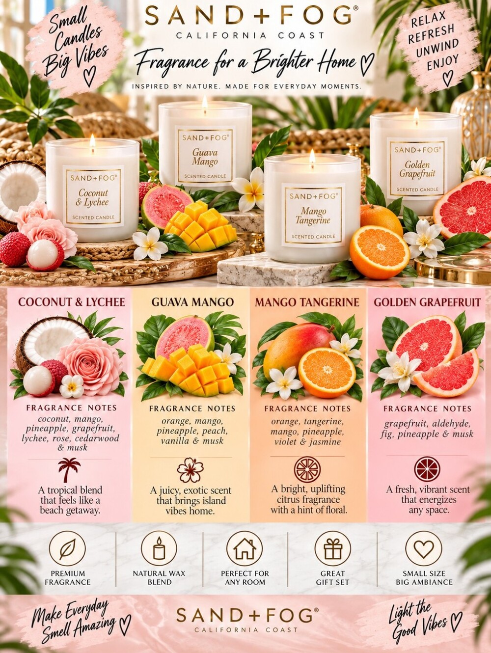 Sand & Fog Candle 4oz - Buyer's Choice